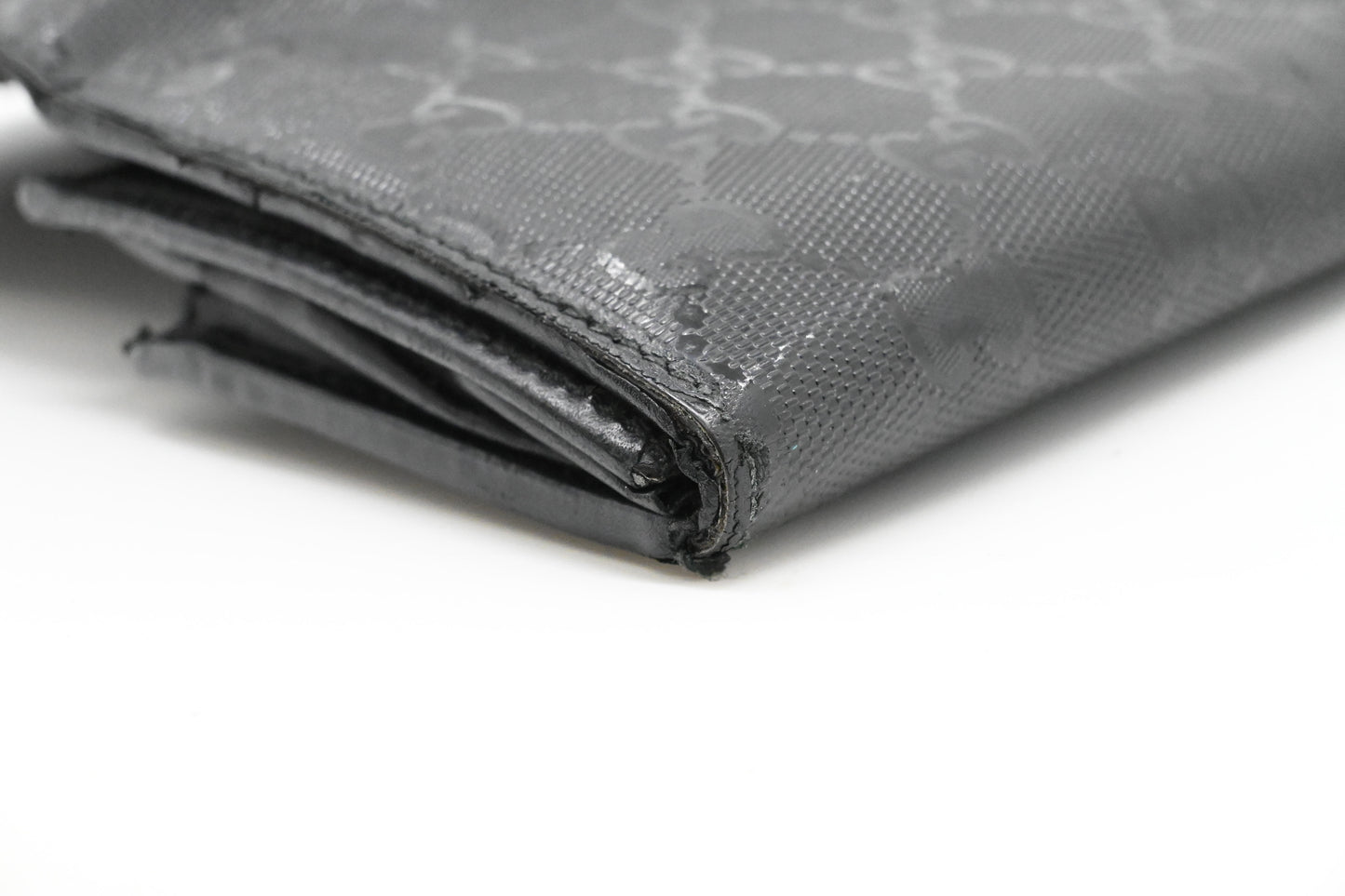 Gucci Long Wallet in Black Imprime Canvas