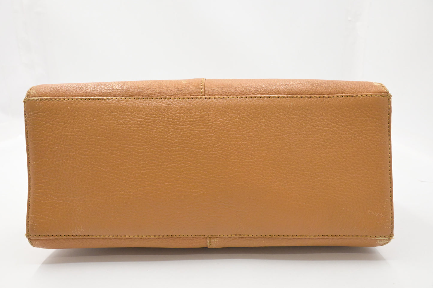 Burberry Handbag in Dark Yellow Leather