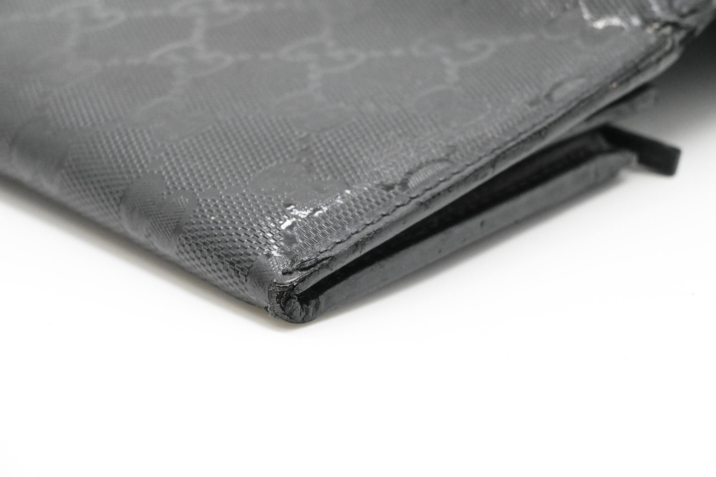 Gucci Long Wallet in Black Imprime Canvas