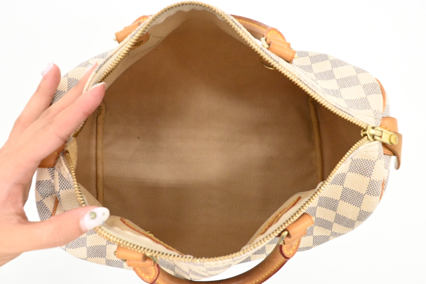 Louis Vuitton Speedy 30 in Damier Azur Canvas