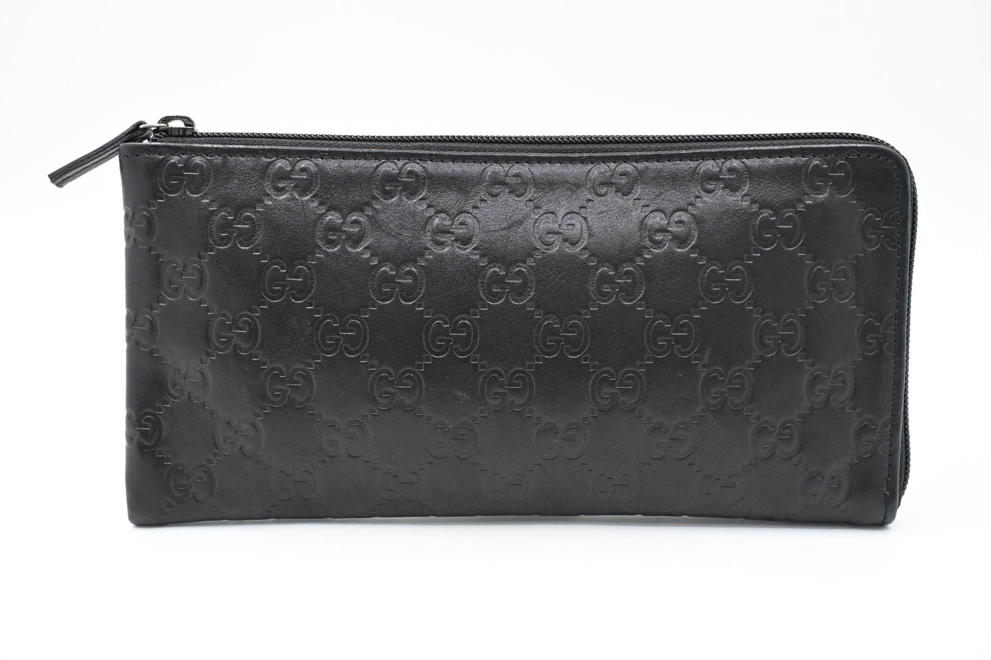 Gucci Pouch in Black Guccissima Leather