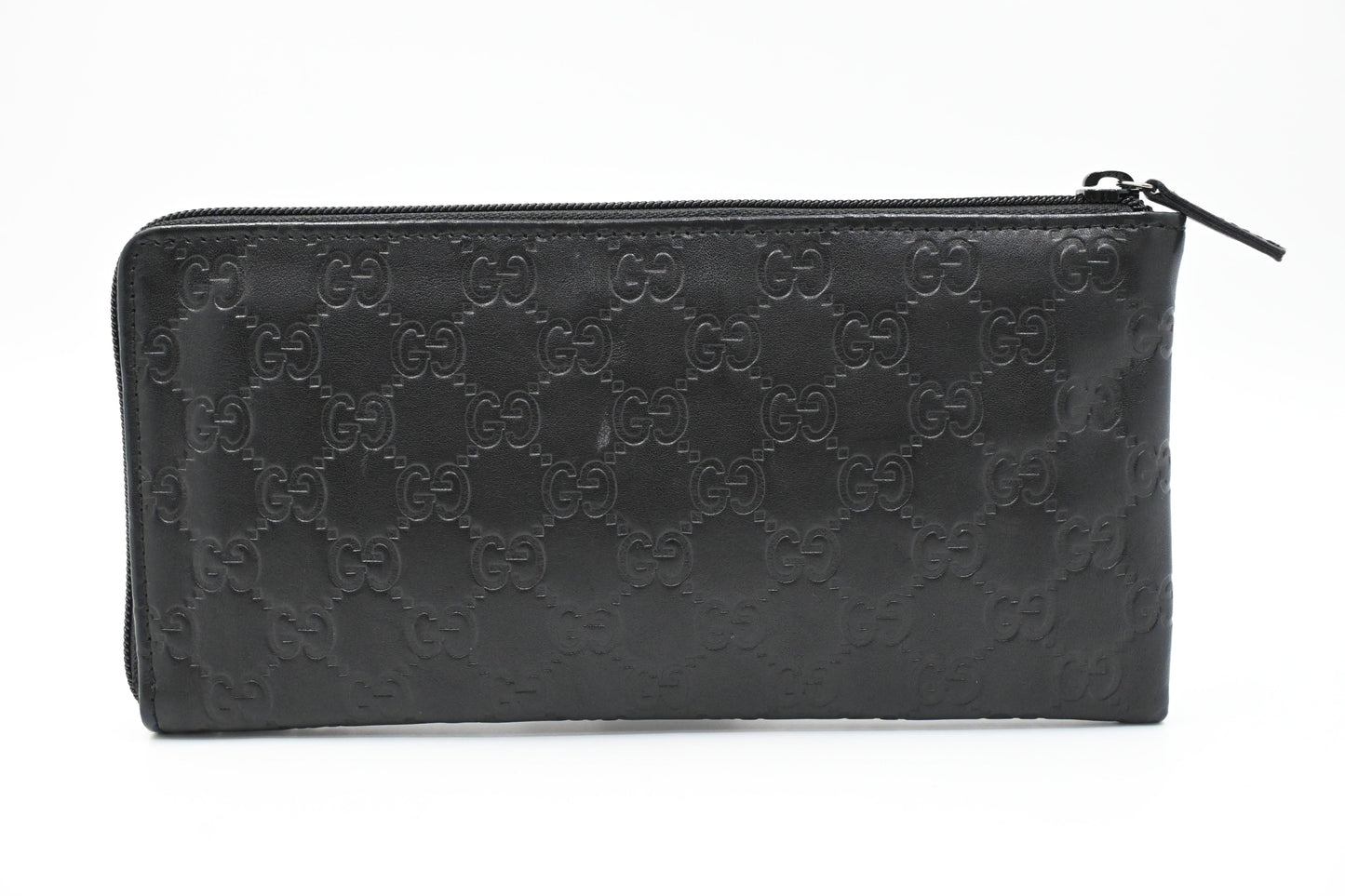 Gucci Pouch in Black Guccissima Leather