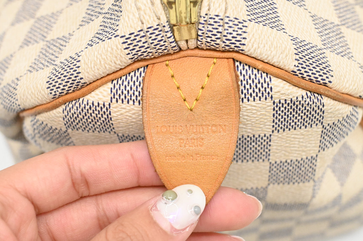 Louis Vuitton Speedy 30 in Damier Azur Canvas