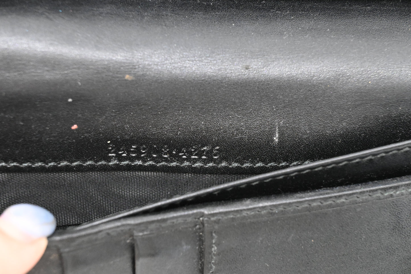 Gucci Long Wallet in Black Imprime Canvas