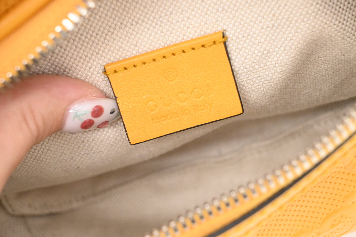 Gucci Bumbag in Yellow Guccissima Leather