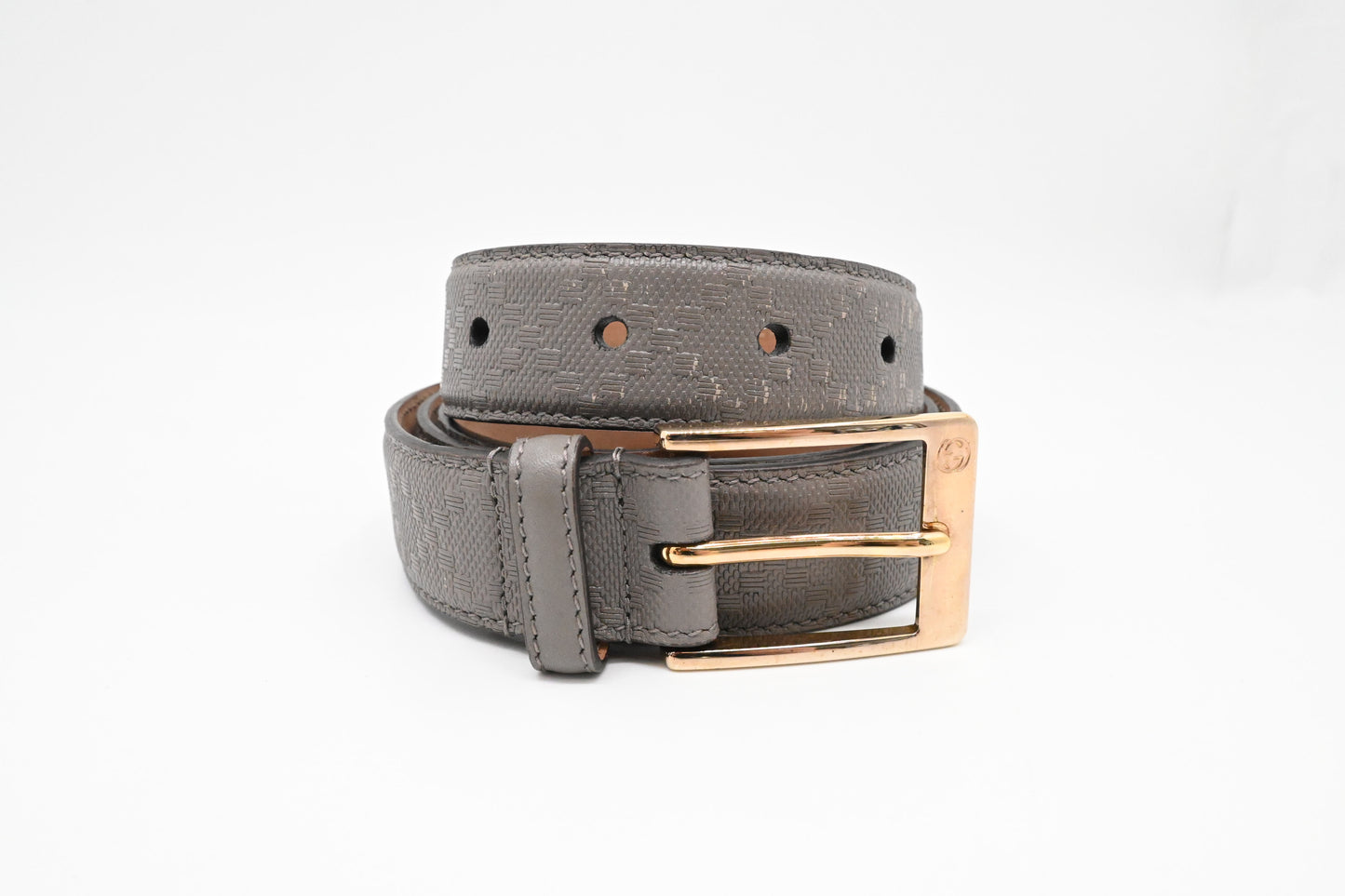 Gucci Belt in Gray Leather