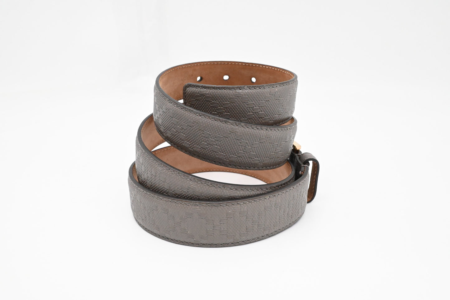 Gucci Belt in Gray Leather