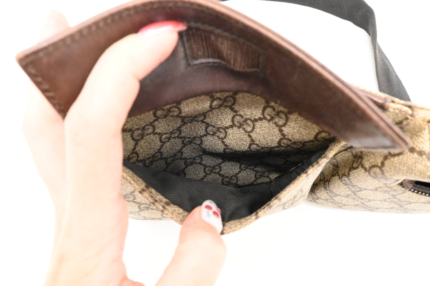Gucci Waist Pouch in GG Supreme Canvas
