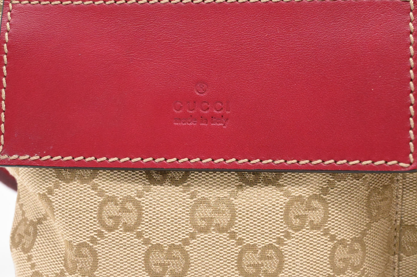 Gucci Waist Pouch in Brown Canvas
