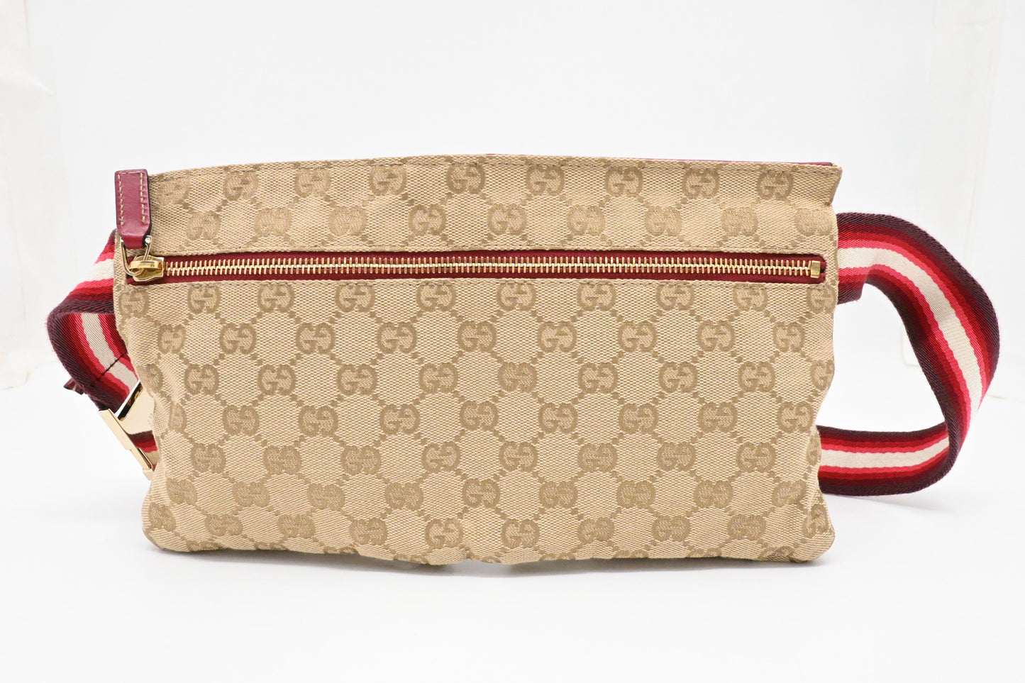 Gucci Waist Pouch in Brown Canvas
