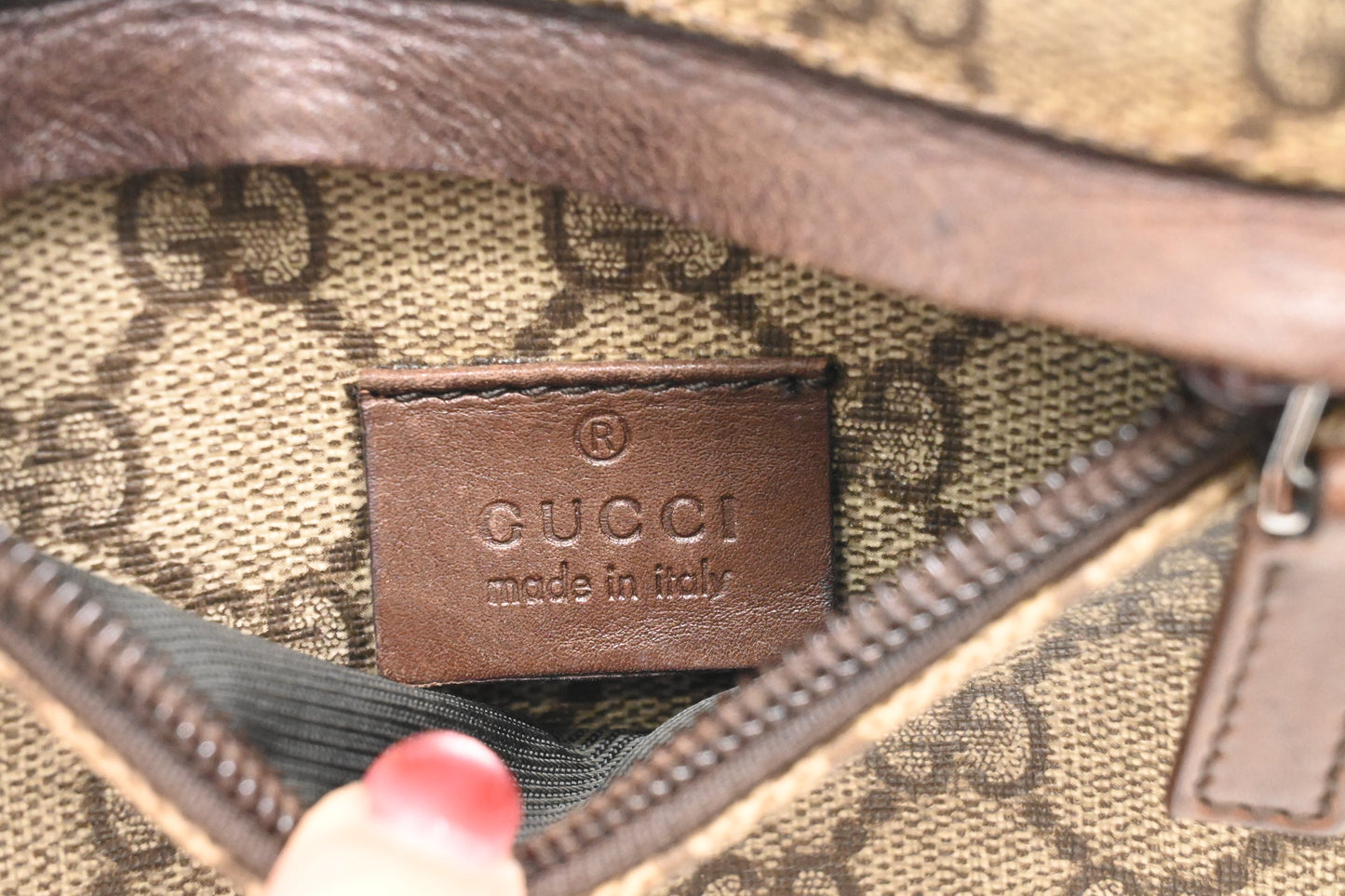 Gucci Waist Pouch in GG Supreme Canvas