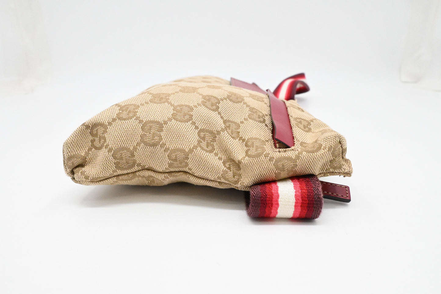Gucci Waist Pouch in Brown Canvas