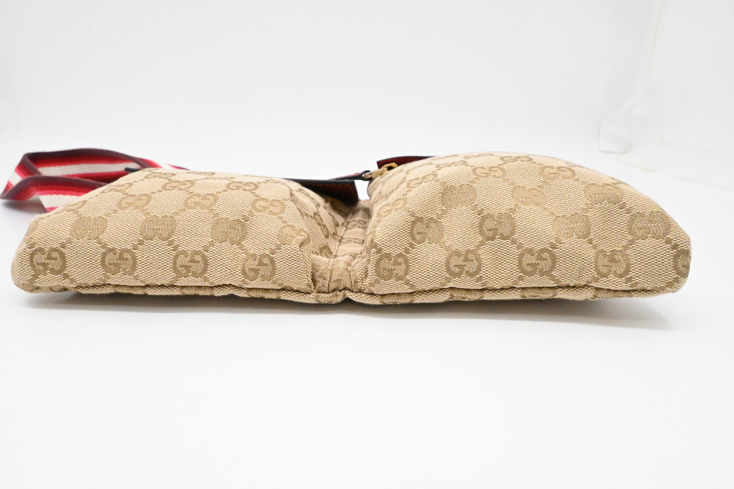 Gucci Waist Pouch in Brown Canvas