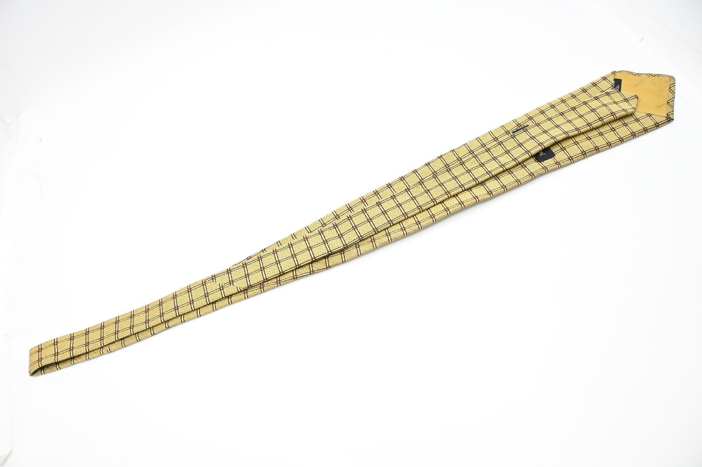 YSL Saint Laurent Tie in Yellow Silk