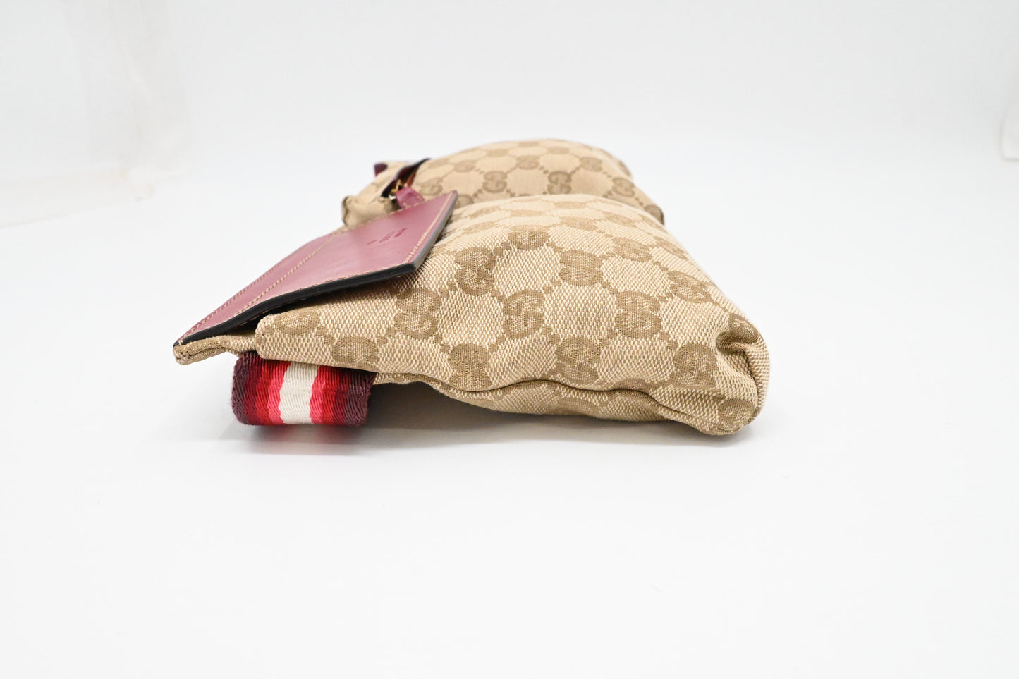 Gucci Waist Pouch in Brown Canvas