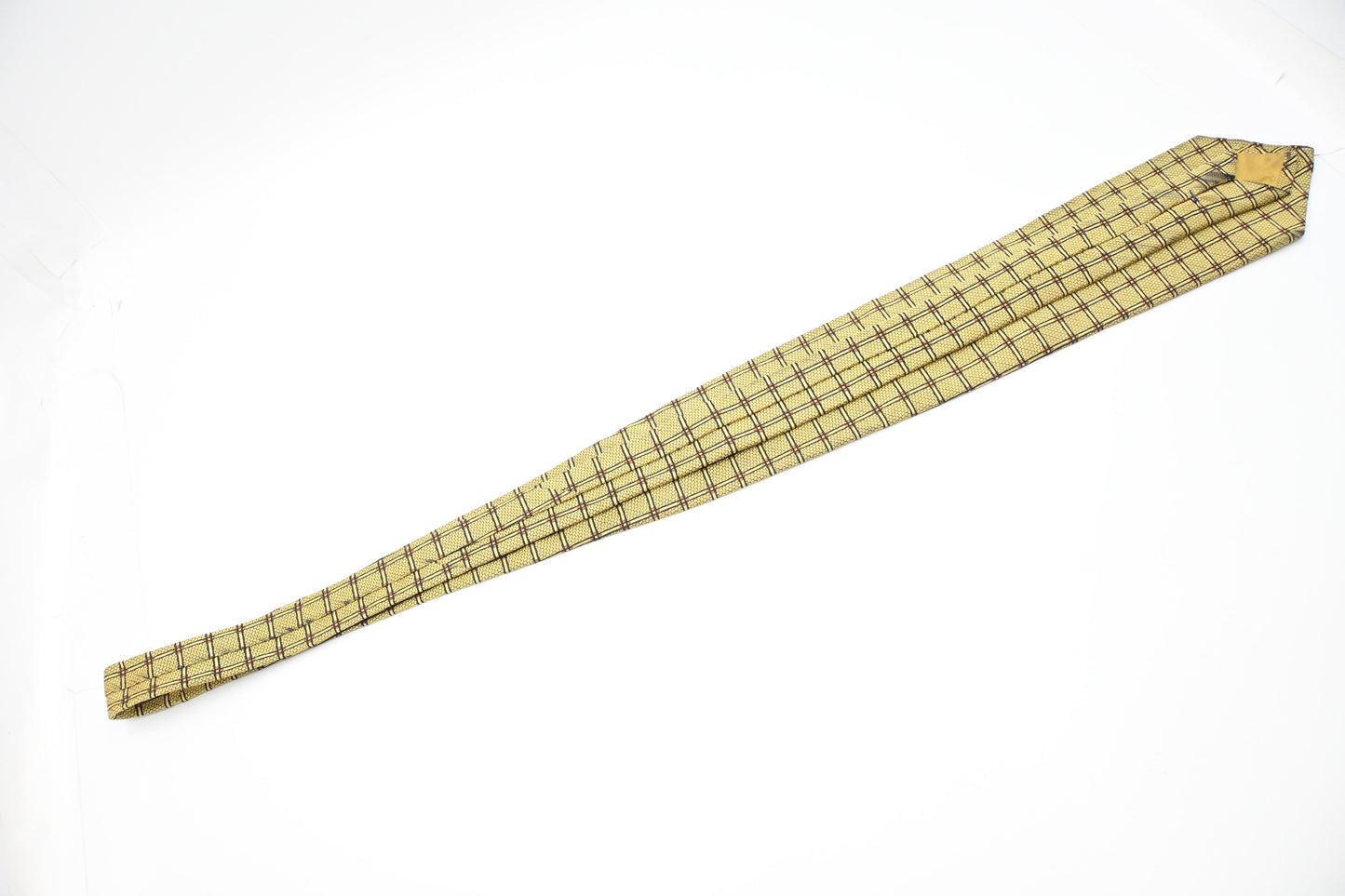 YSL Saint Laurent Tie in Yellow Silk