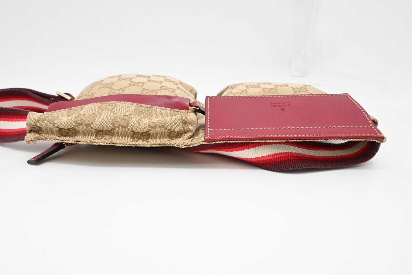 Gucci Waist Pouch in Brown Canvas