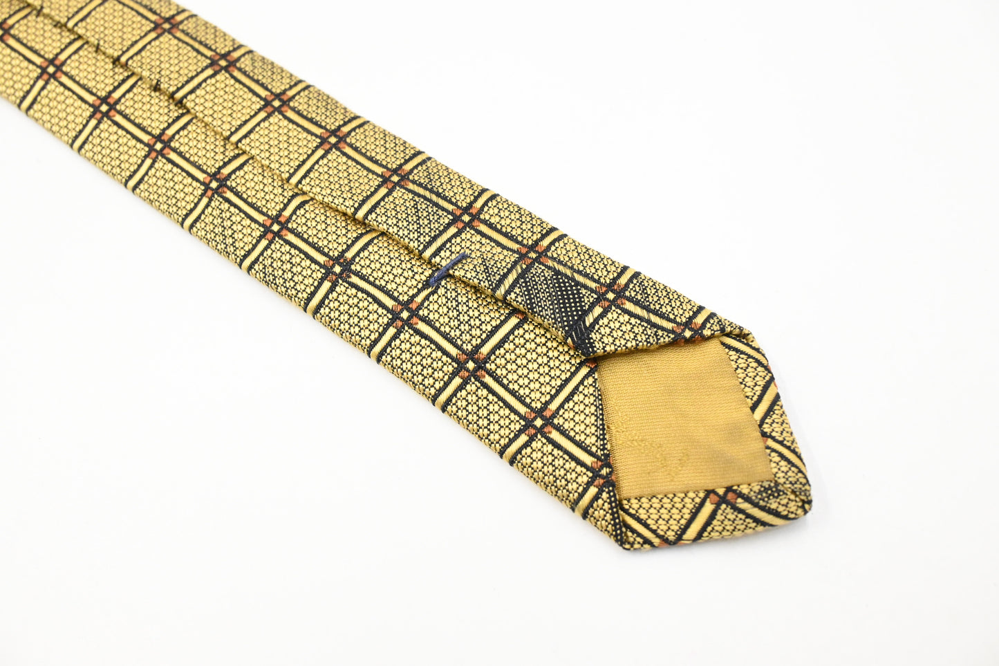 YSL Saint Laurent Tie in Yellow Silk