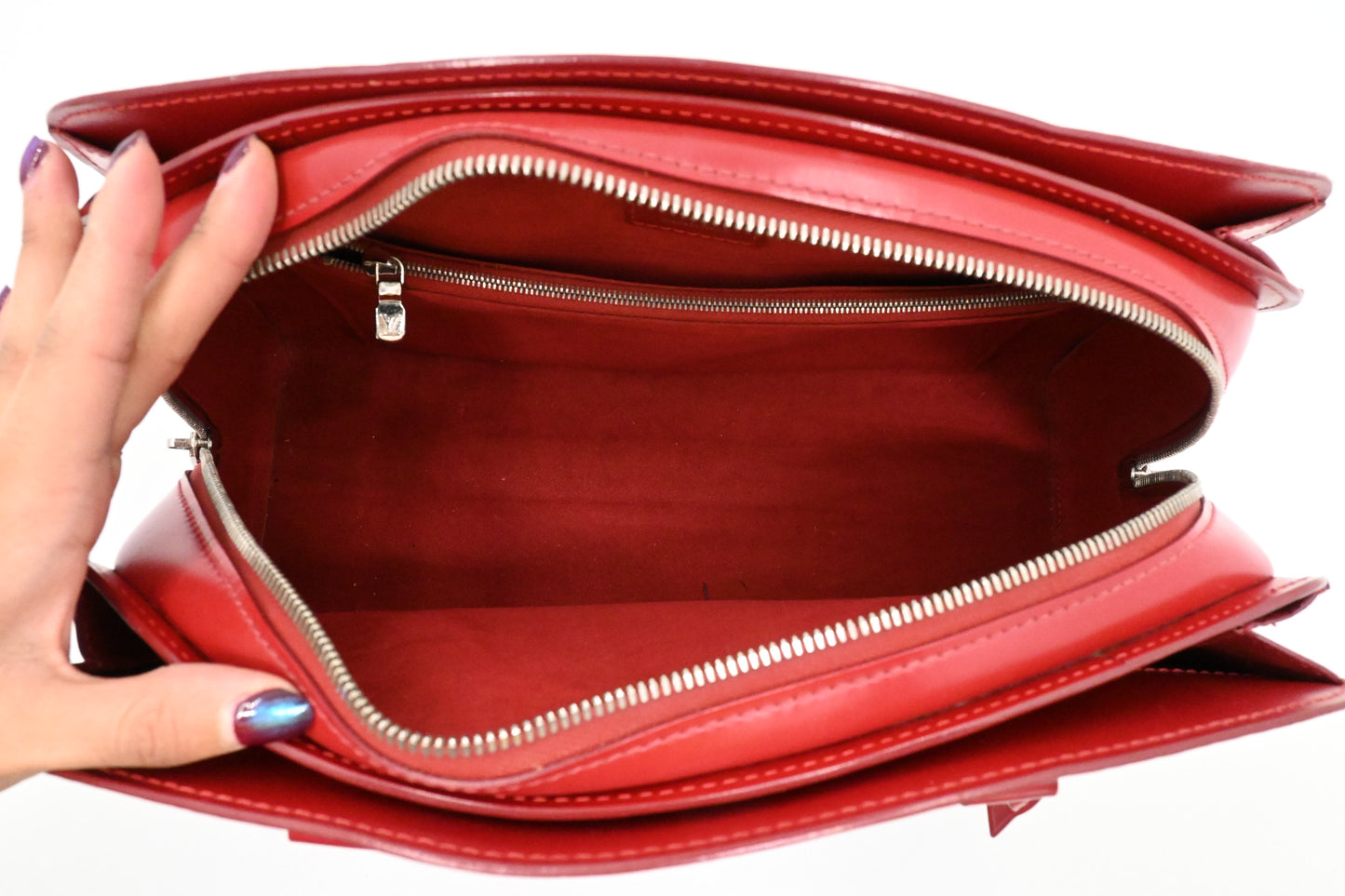 Louis Vuitton Pont Neuf NM in Red Epi Leather