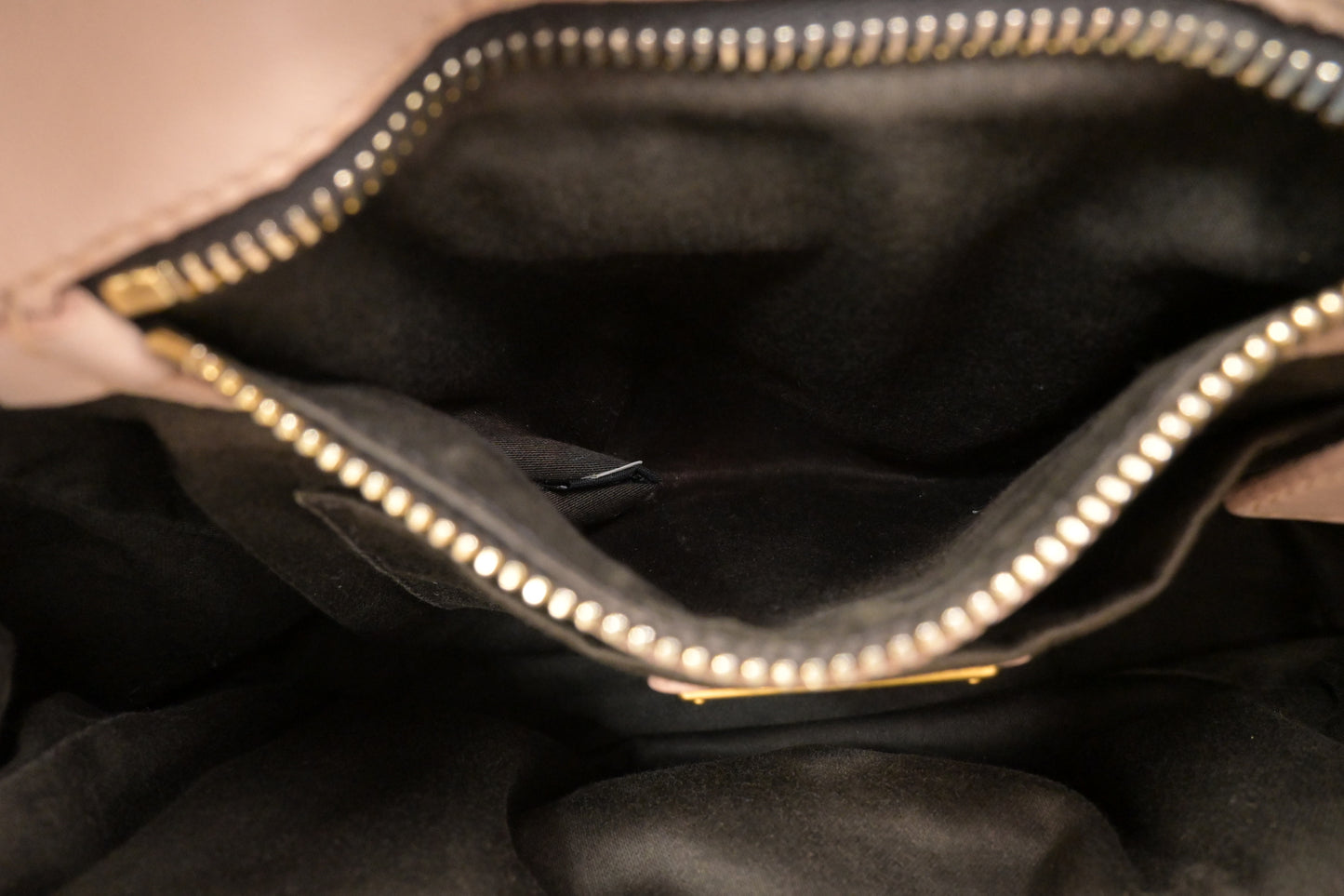 Miu Miu Bauletto Aperto Handbag in Beige Leather