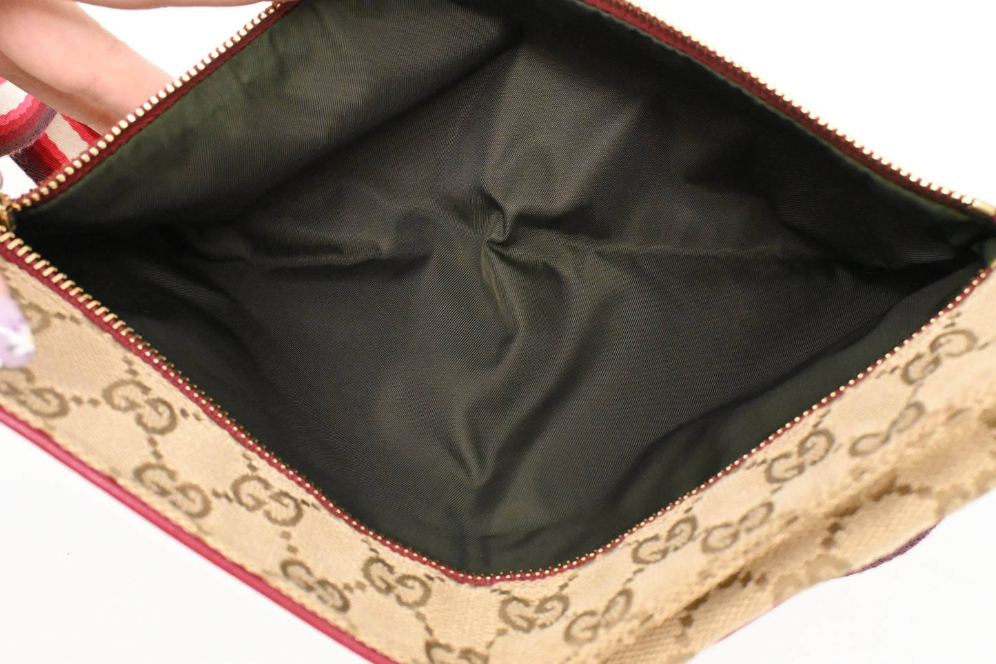 Gucci Waist Pouch in Brown Canvas