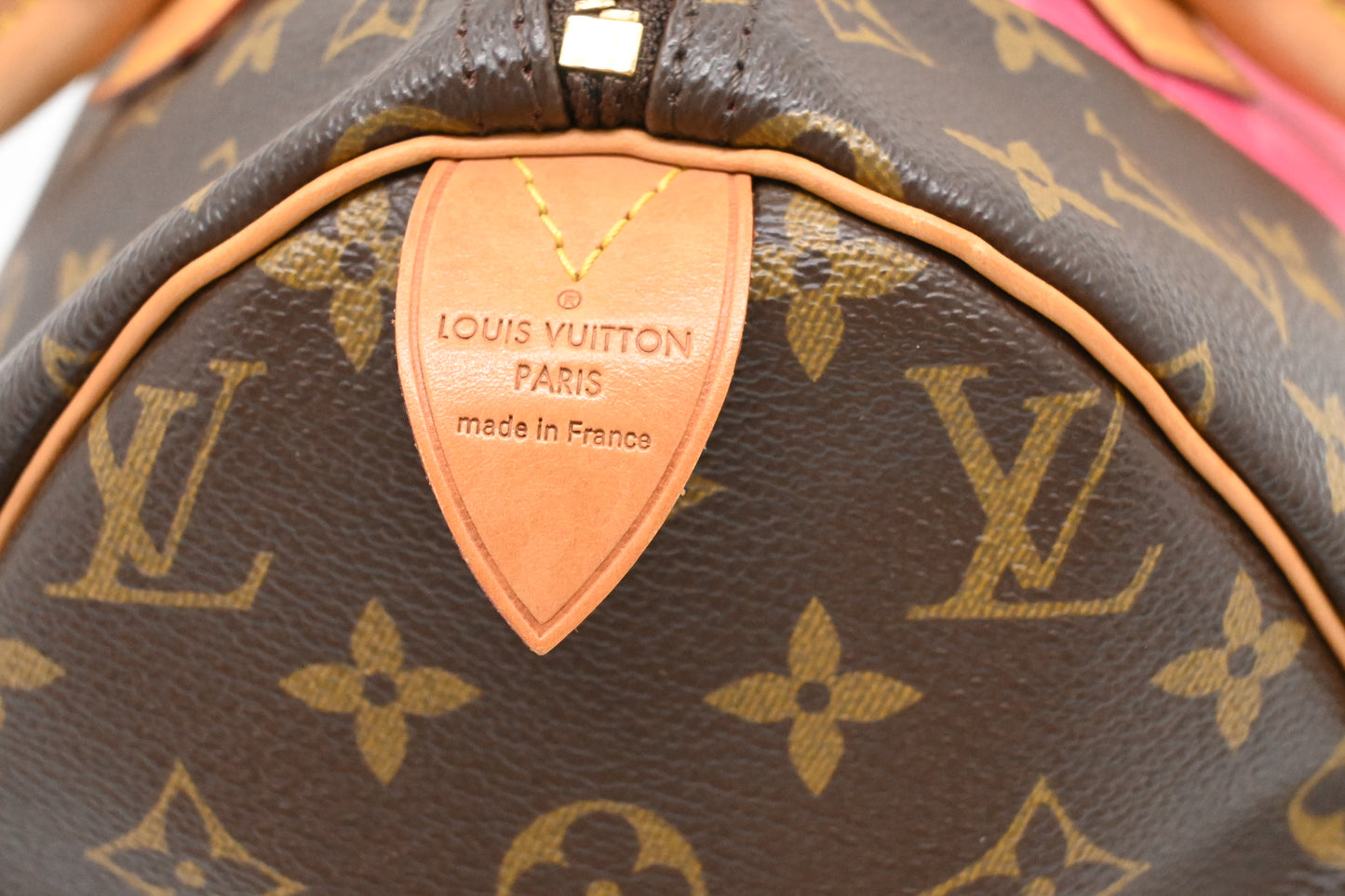 Louis Vuitton Speedy 30 in Pink Monogram V Line Canvas