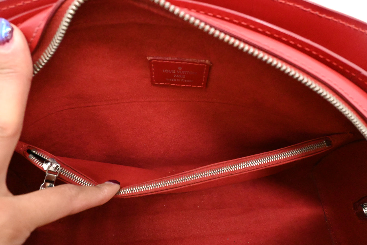 Louis Vuitton Pont Neuf NM in Red Epi Leather