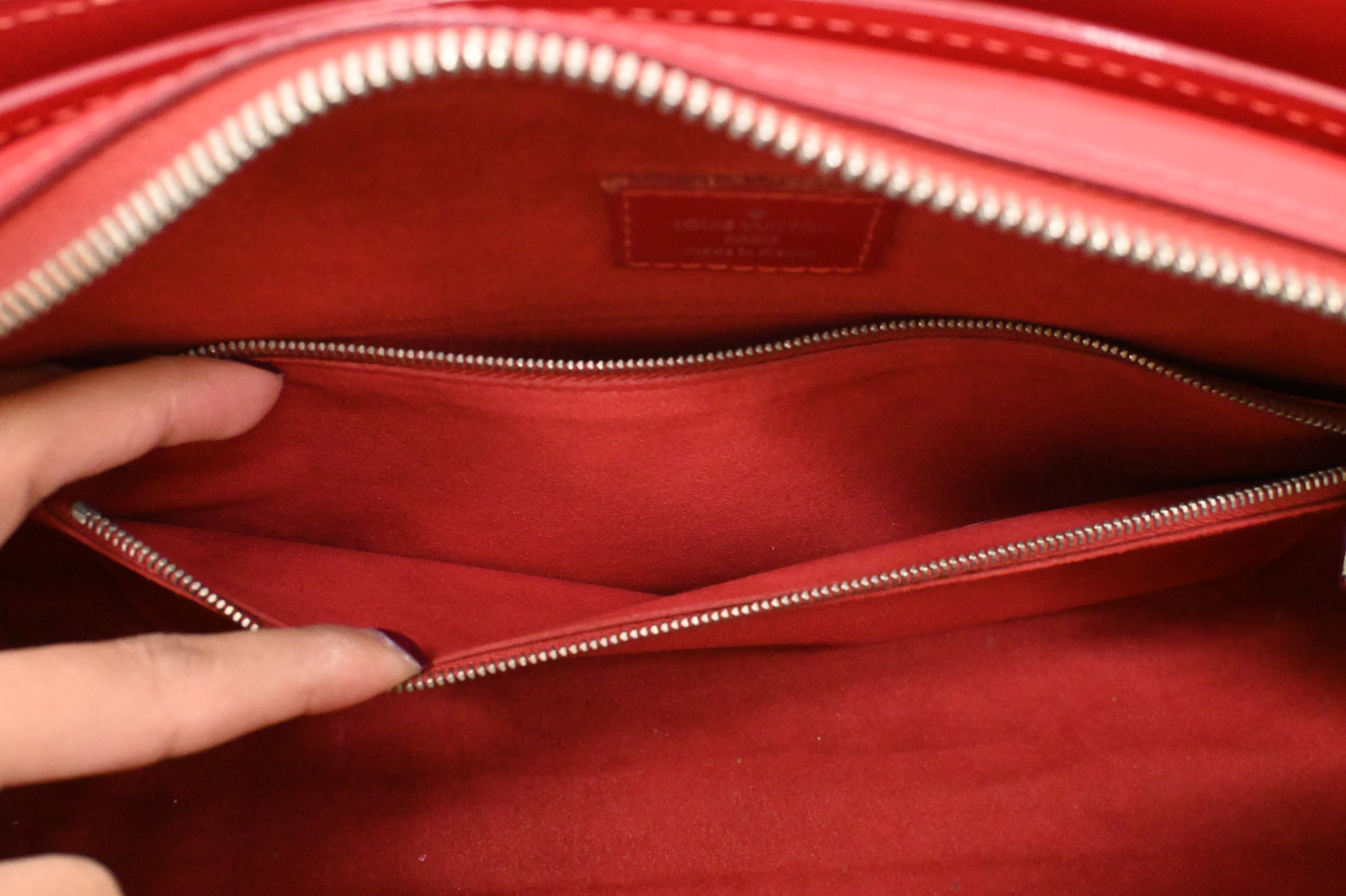 Louis Vuitton Pont Neuf NM in Red Epi Leather