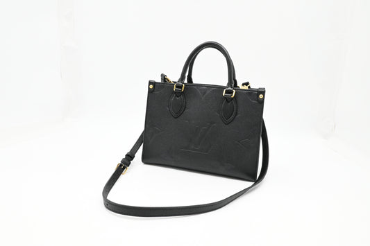 Louis Vuitton OnTheGo PM in Black Empriente Leather