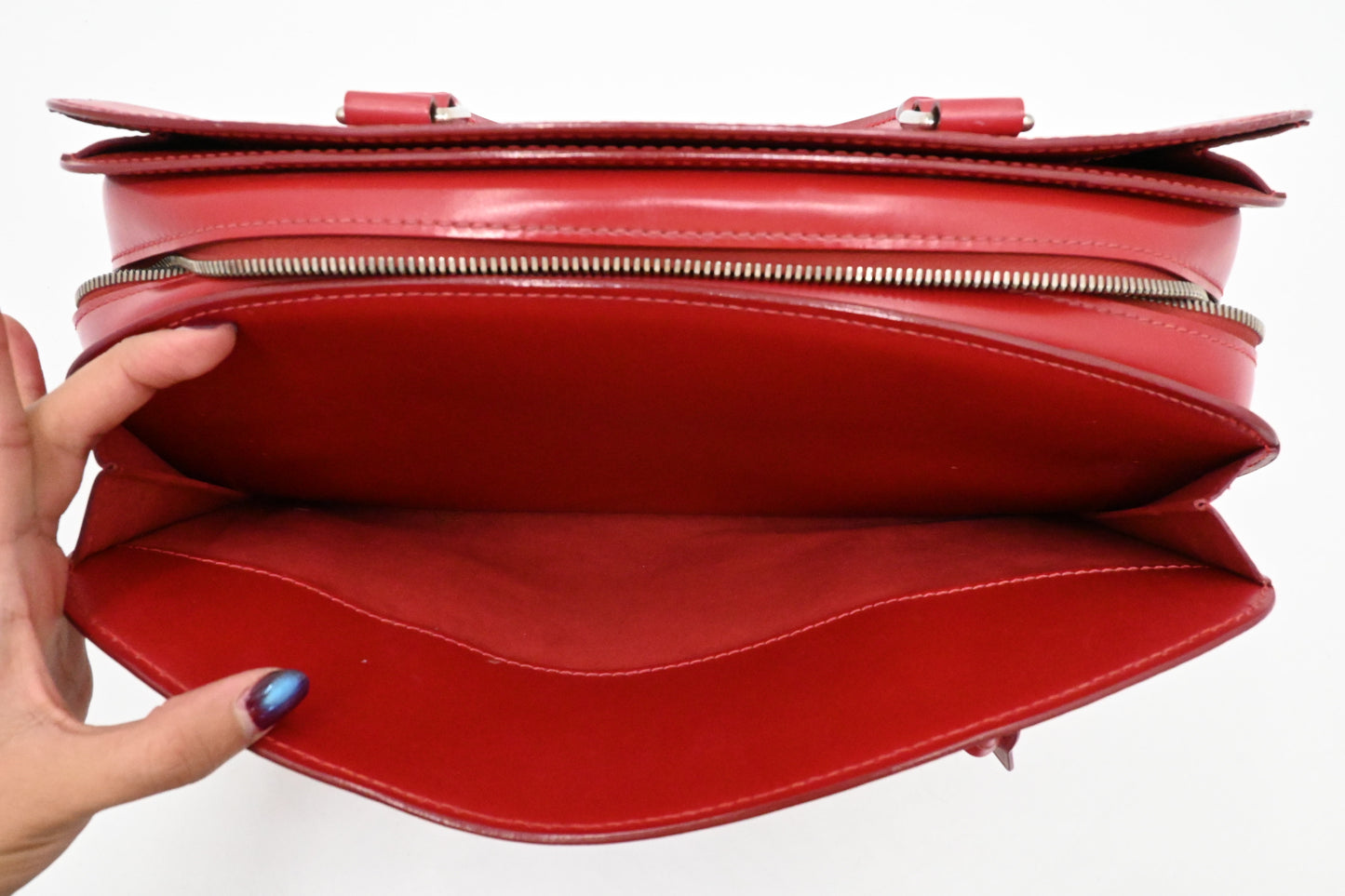 Louis Vuitton Pont Neuf NM in Red Epi Leather