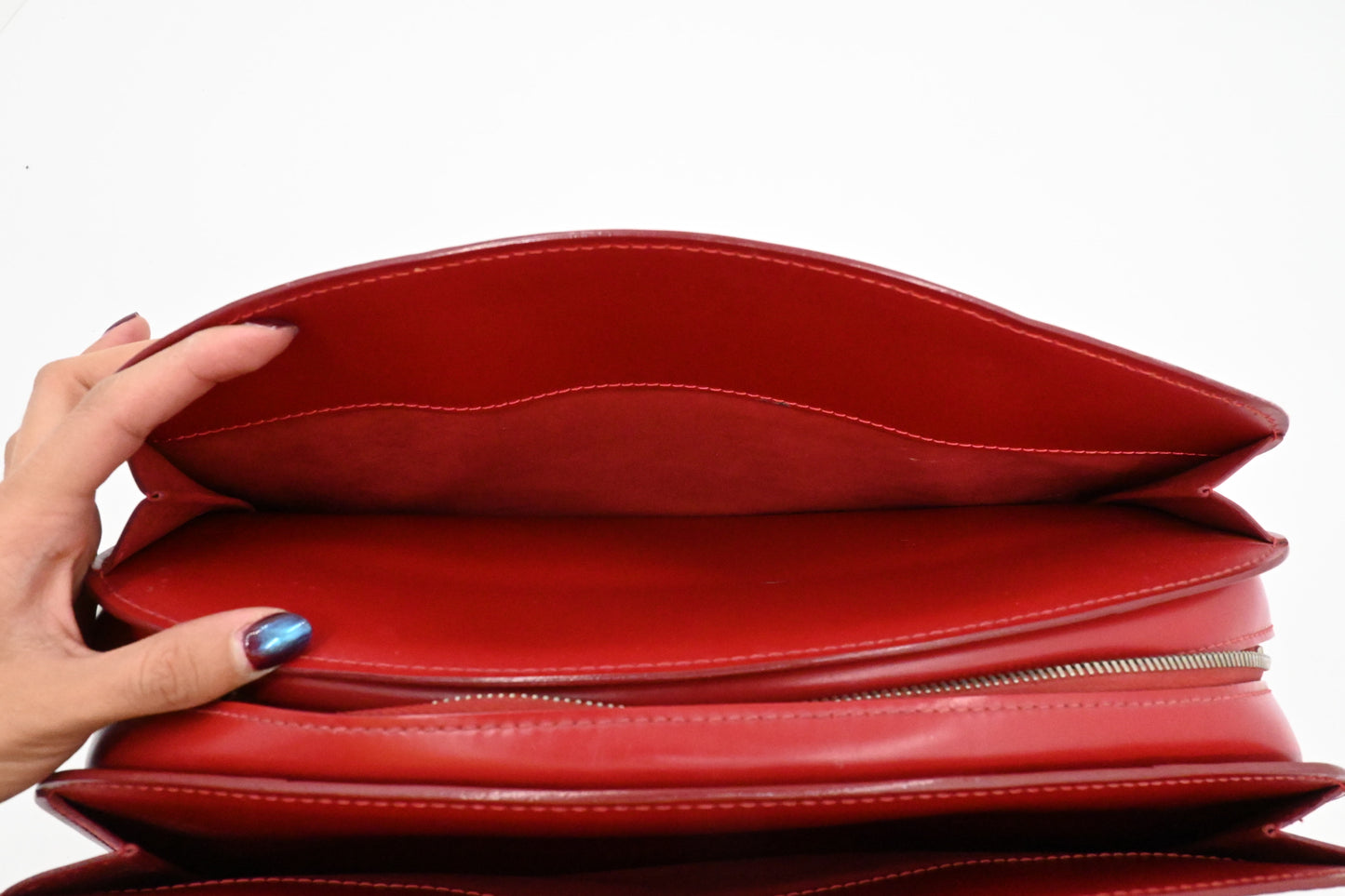 Louis Vuitton Pont Neuf NM in Red Epi Leather