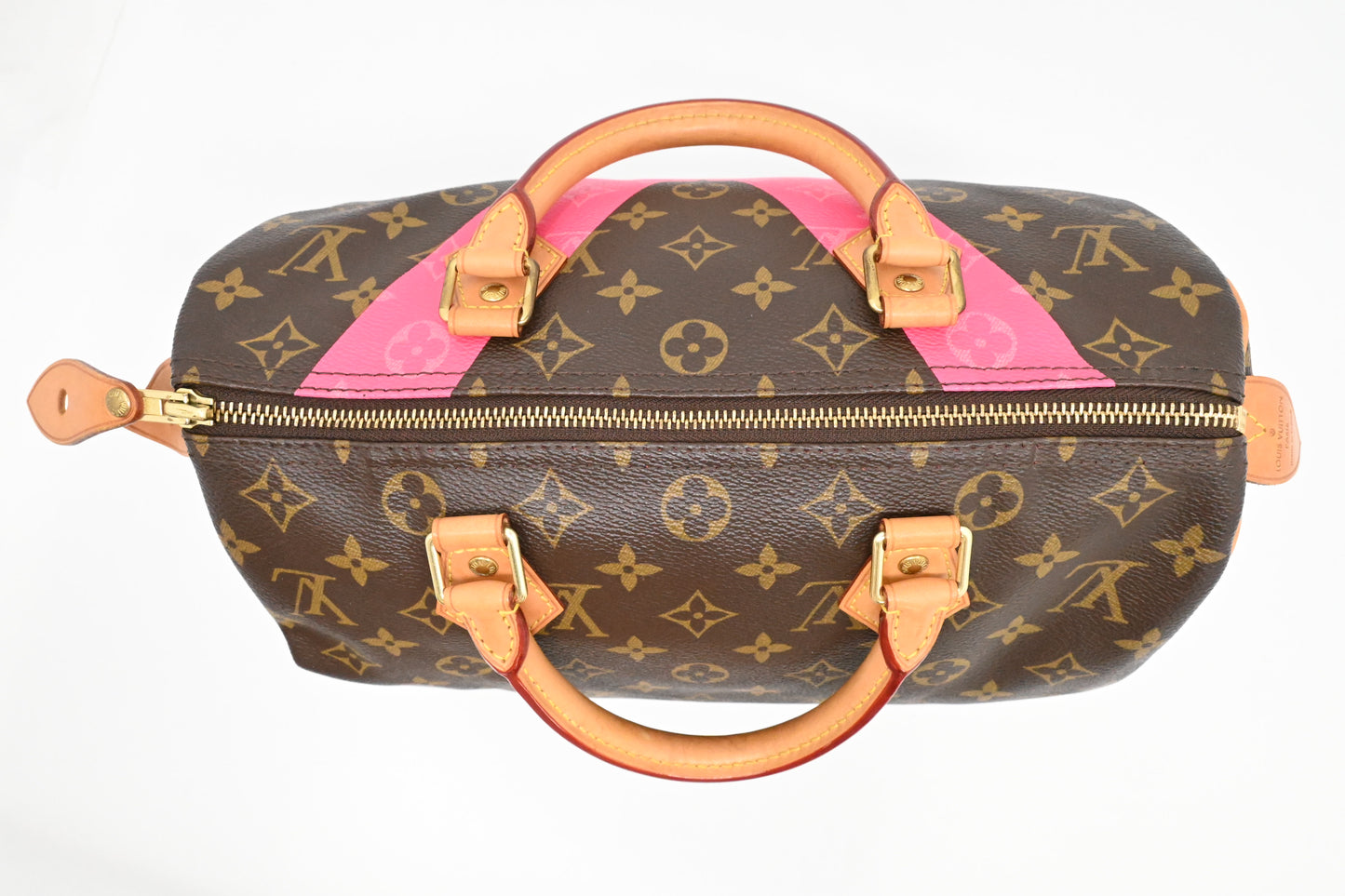 Louis Vuitton Speedy 30 in Pink Monogram V Line Canvas