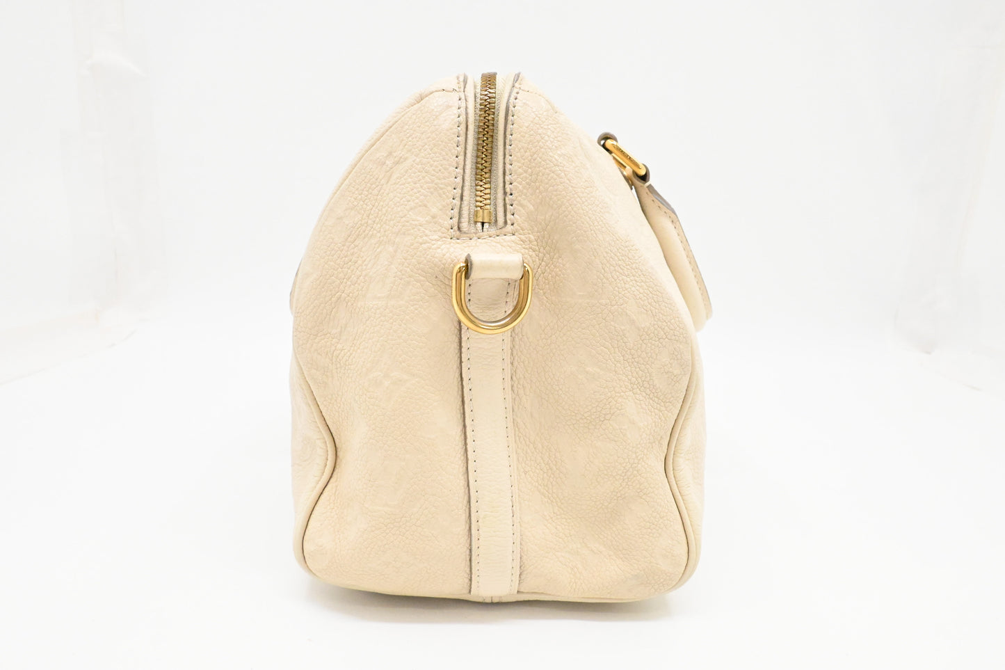 Louis Vuitton Speedy 30 Bandouliere in Off White Empreinte Leather