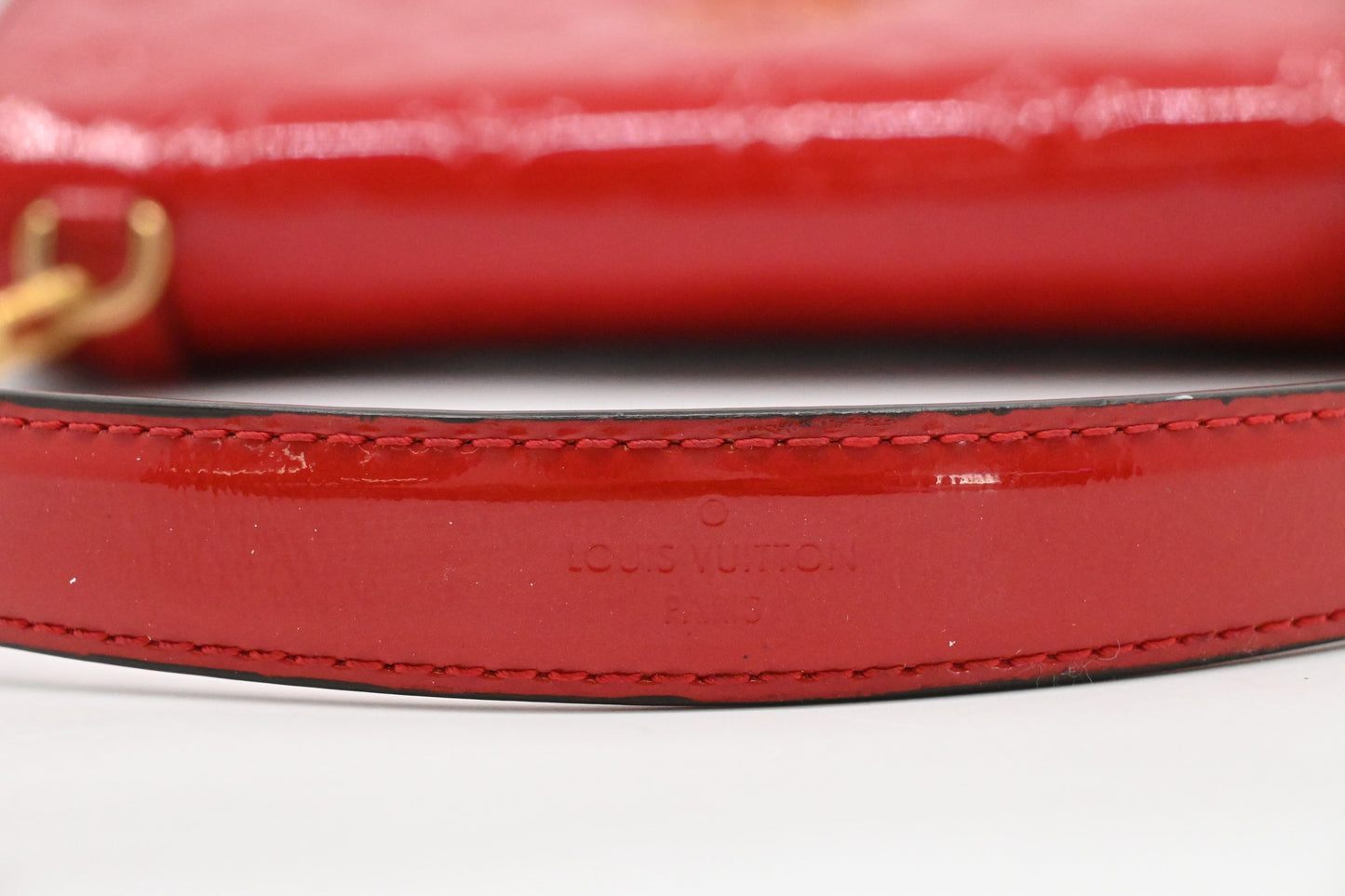 Louis Vuitton Venice in Red Vernis Leather