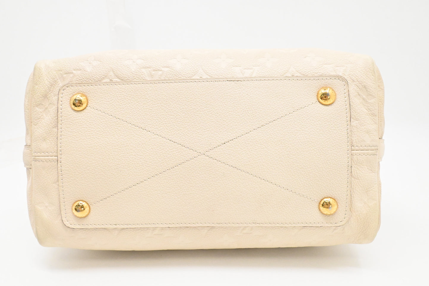 Louis Vuitton Speedy 30 Bandouliere in Off White Empreinte Leather