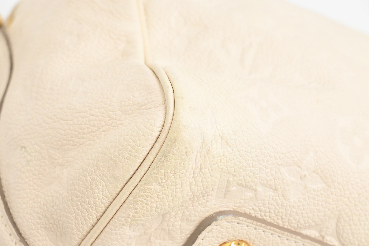 Louis Vuitton Speedy 30 Bandouliere in Off White Empreinte Leather