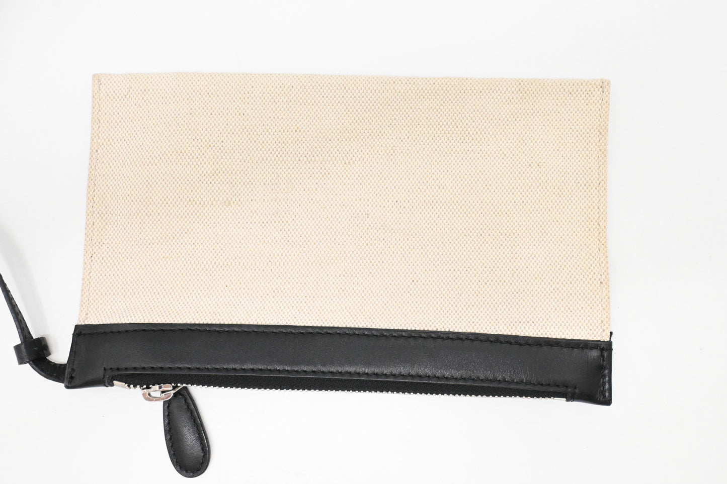 Balenciaga Cabas in White and Black Canvas