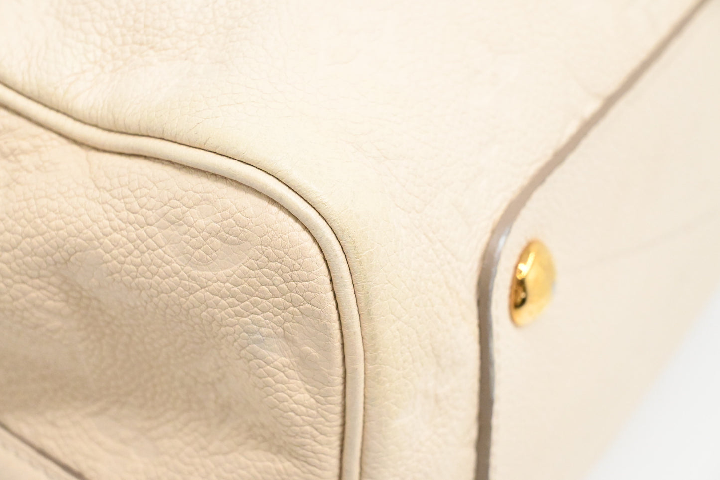 Louis Vuitton Speedy 30 Bandouliere in Off White Empreinte Leather