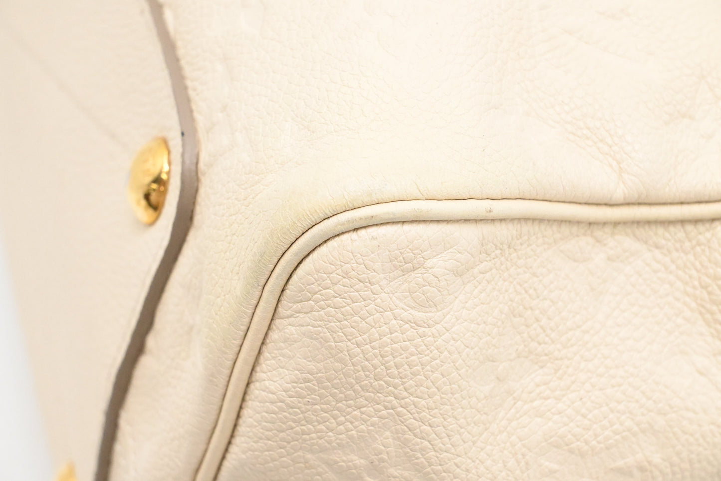 Louis Vuitton Speedy 30 Bandouliere in Off White Empreinte Leather