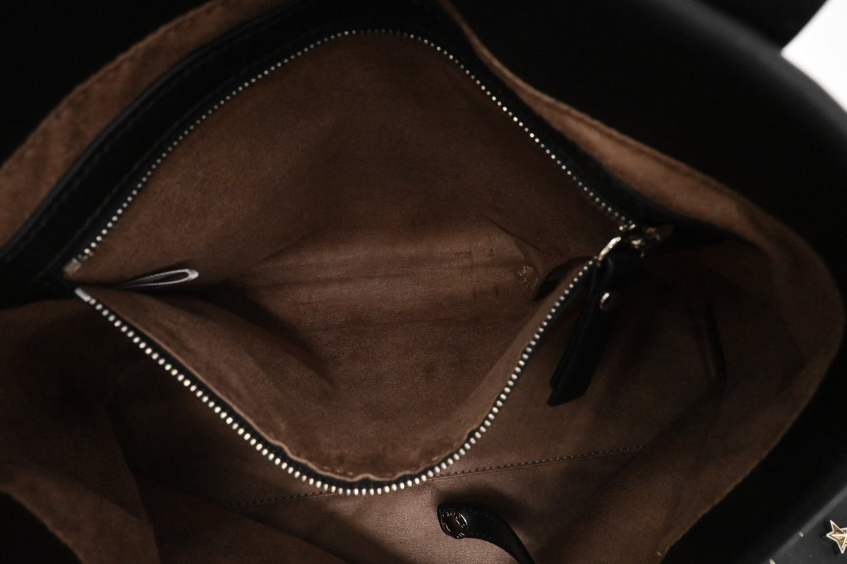 Jimmy Choo Sofia Tote Bag in Stars Black Leather