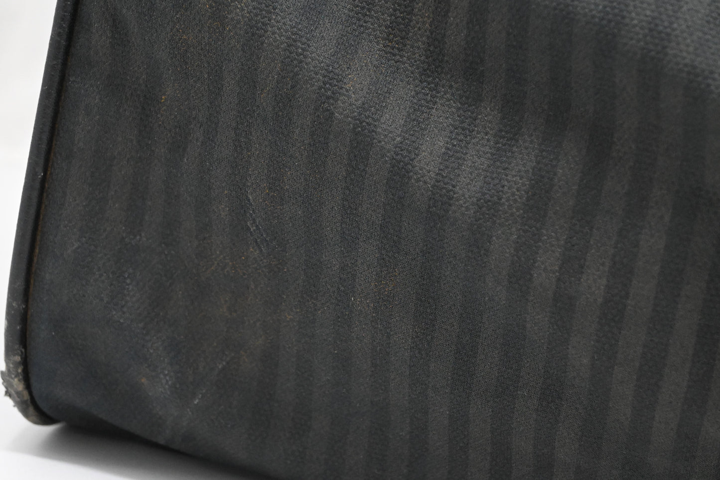 Fendi Travel Bag in Black Striped Canvas