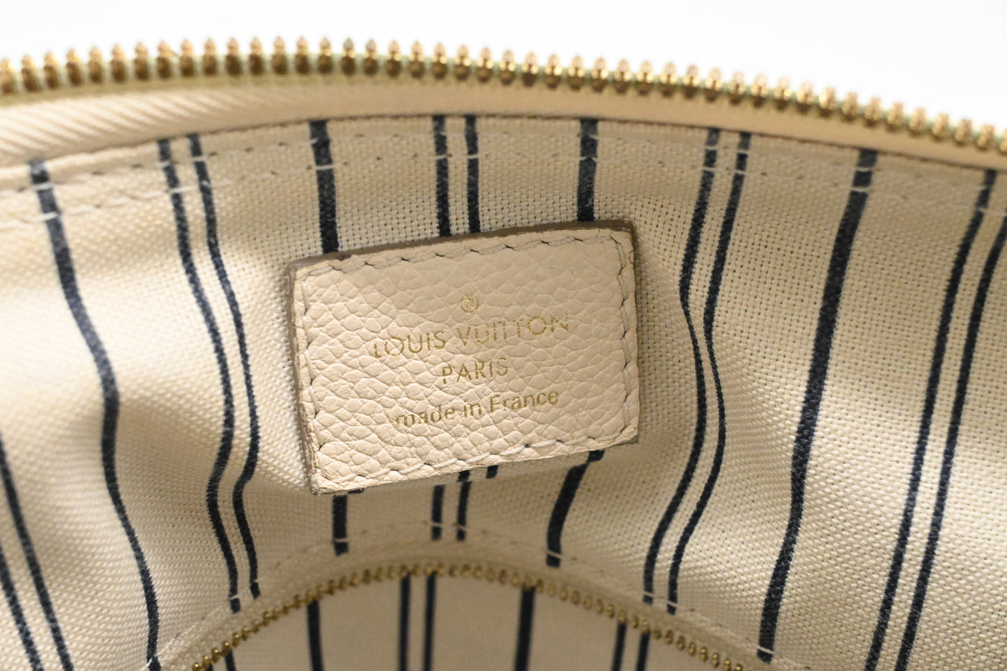 Louis Vuitton Speedy 30 Bandouliere in Off White Empreinte Leather