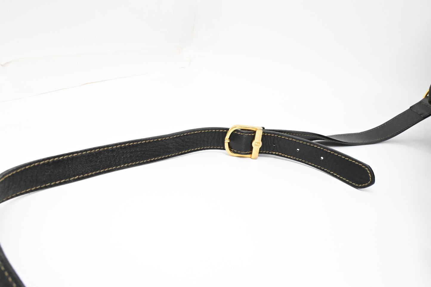 Fendi Travel Bag in Black Striped Canvas