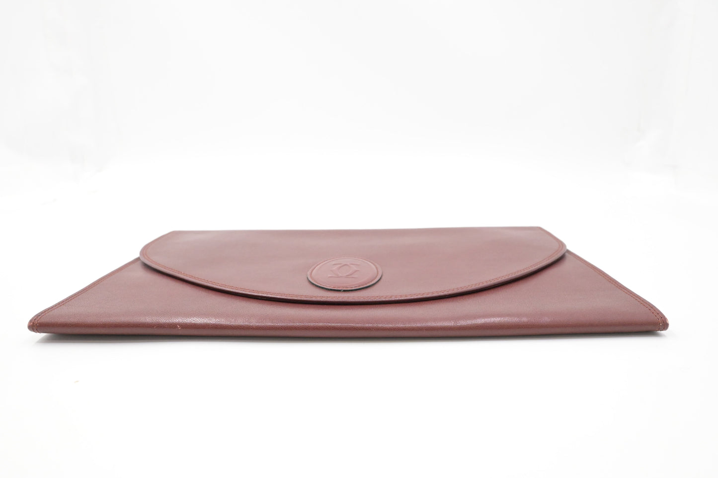 Cartier Clutch in Burgundy Leather