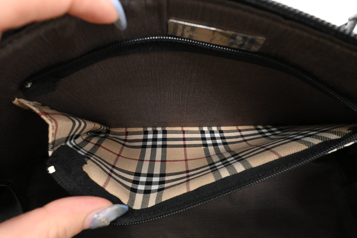 Burberry Handbag in Black Leather