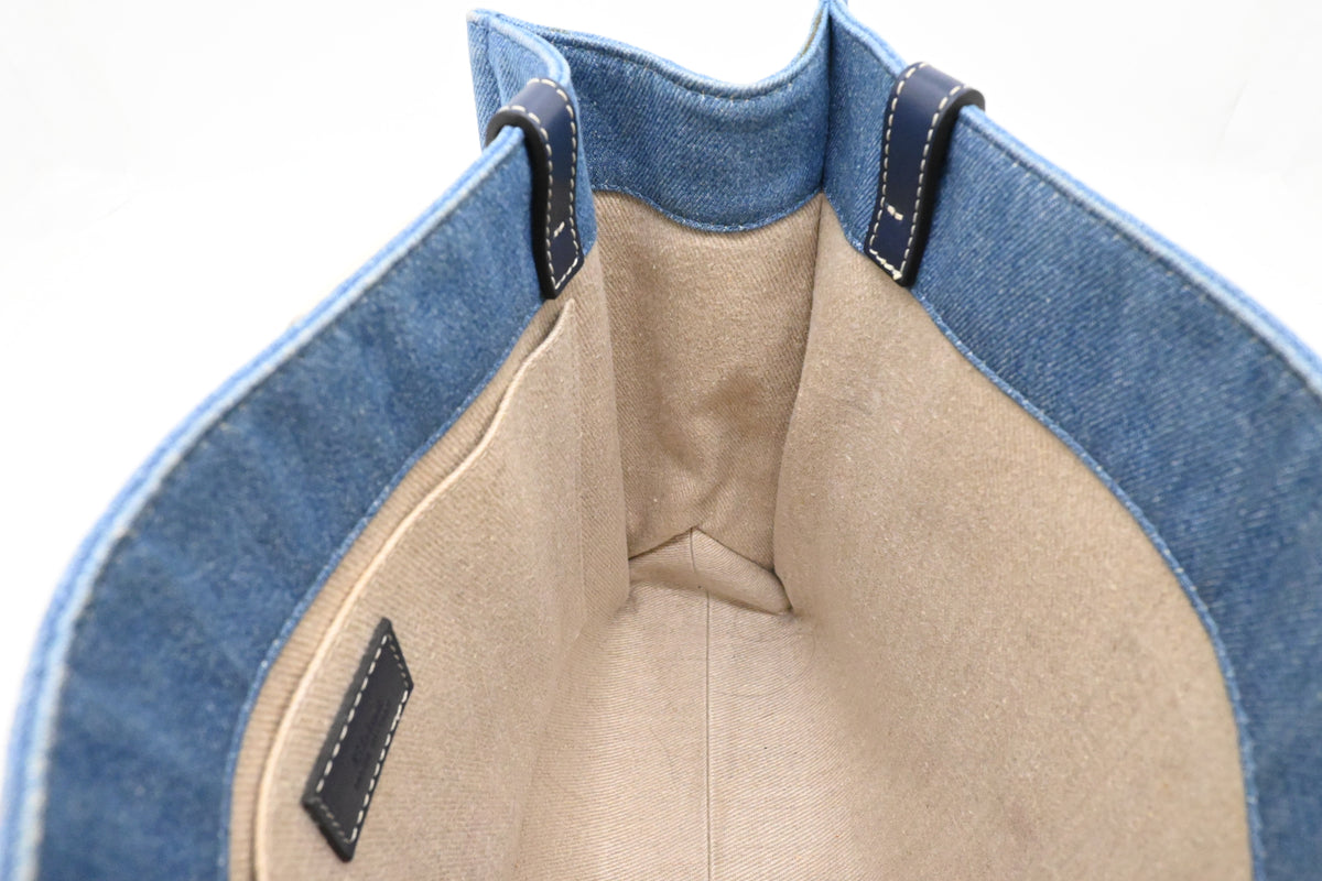 Chloé Medium Woody Tote in Denim Canvas