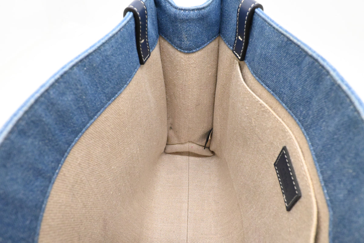 Chloé Medium Woody Tote in Denim Canvas