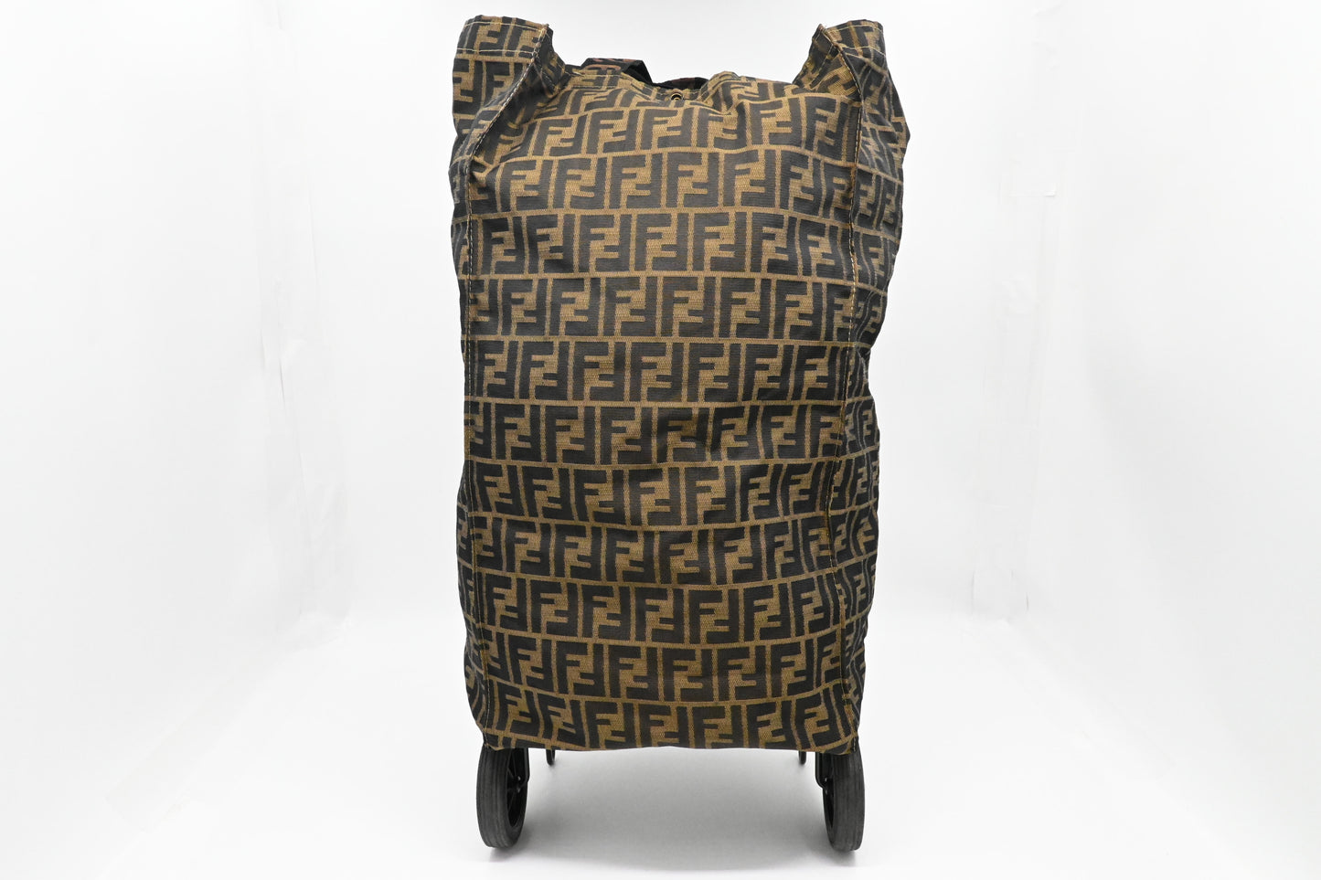 Fendi Jolly Trailer Shopping Bag in Zucca Canvas