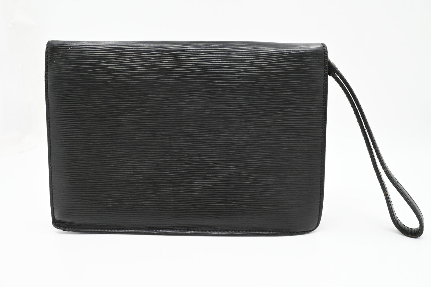 Louis Vuitton Sellier Dragonne in Black Epi Leather