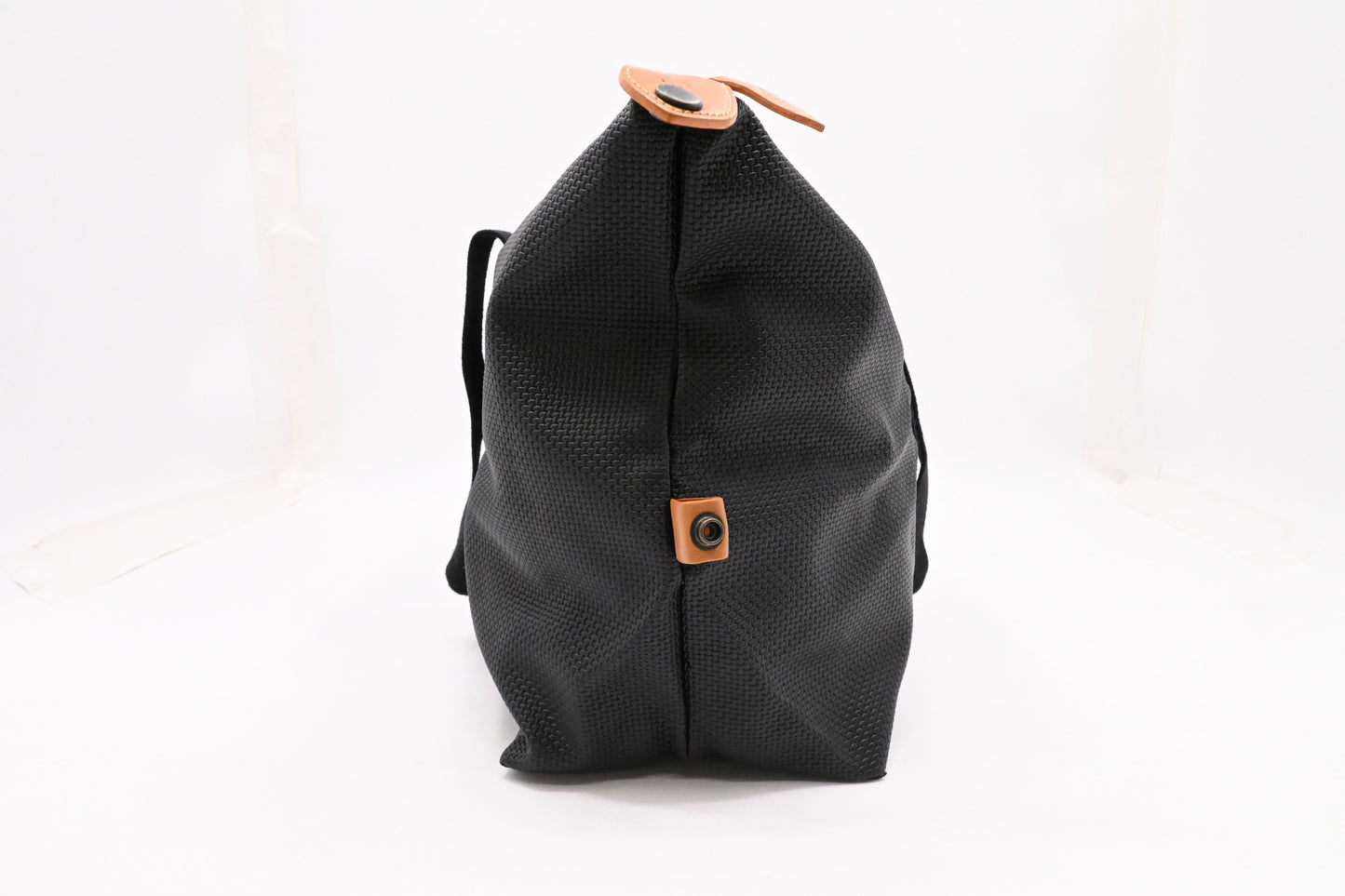 YSL Saint Laurent Large Tote in Black Coated Canvas